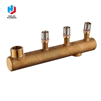 Su Dağıtımı için Pirinç Manifoldlar